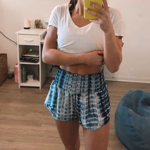 Tie dye shorts